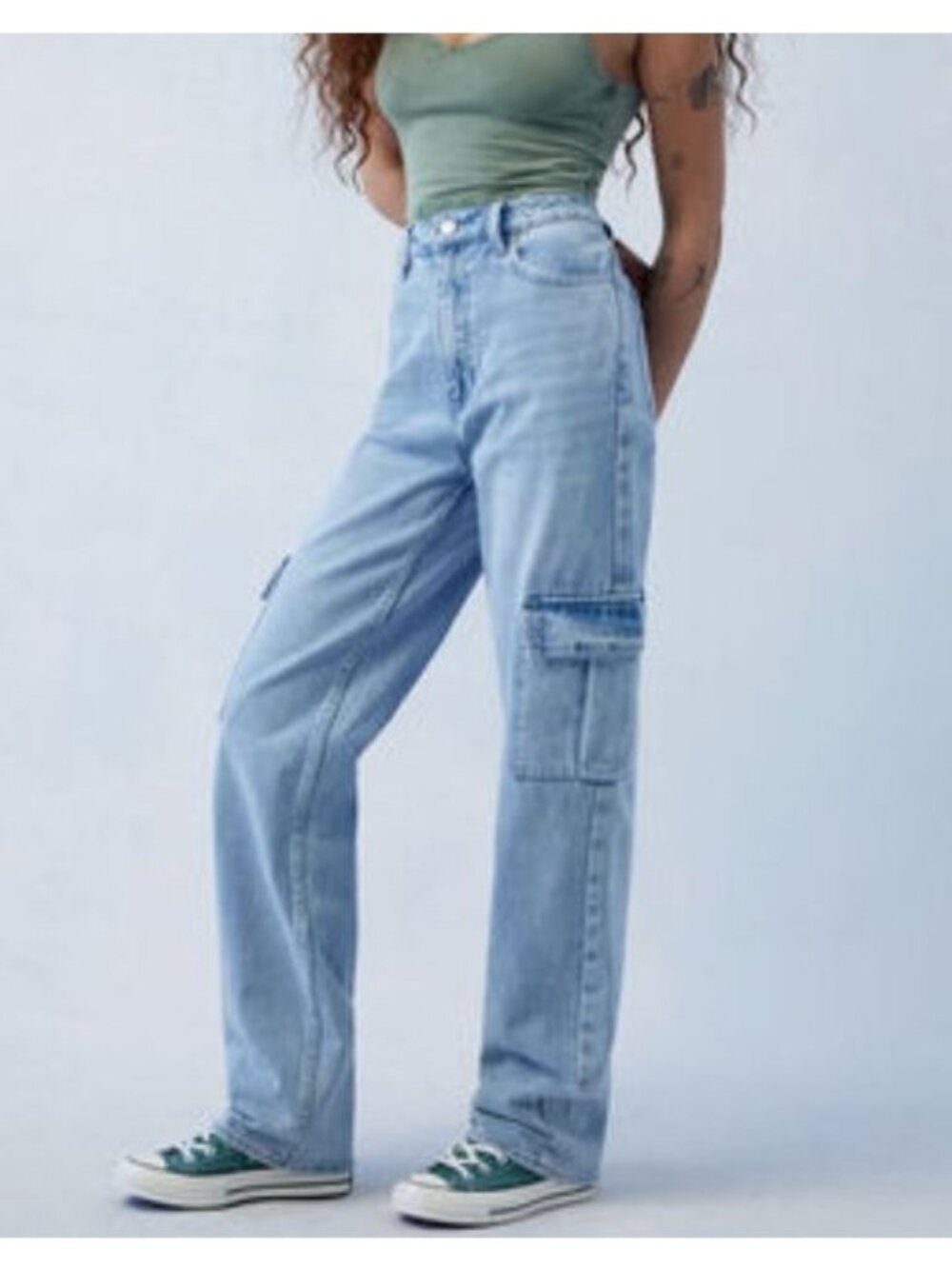 PACSUN 90s boyfriend cargo jeans size 24